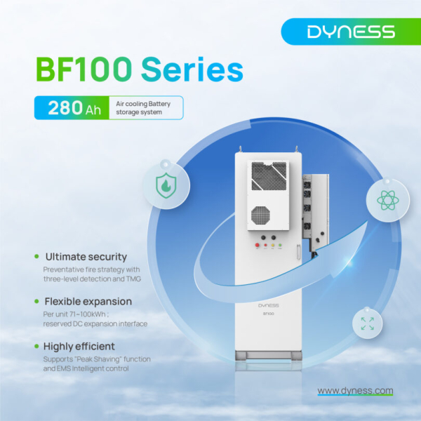 Dyness BF100 – 100kWh energijos kaupiklis