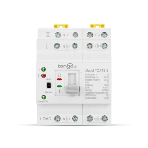 TOATS-4P DIN bėgelio ATS automatinis perjungiklis 110V 220V 63A trifazis