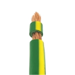 Įžeminimo kabelis, 1m. (6 mm²)