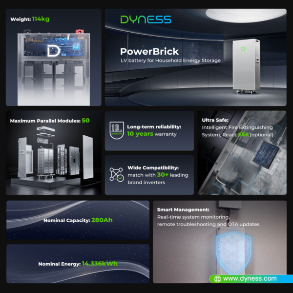 14,33 kWh Dyness PowerBrick
