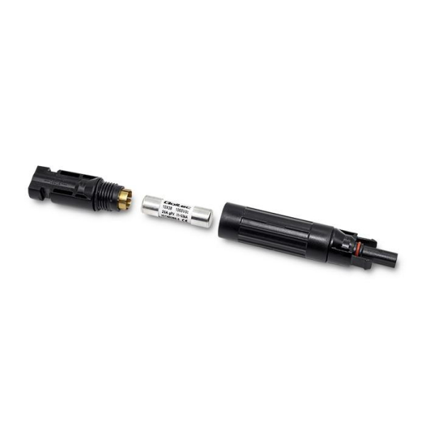 MC4 jungtis su saugikliu 4mm² 1500V/15A