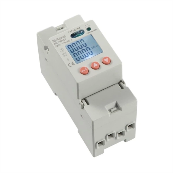 Vienfazis SMART METER (Meter-1P Built-in CT) be magnetų Acrel