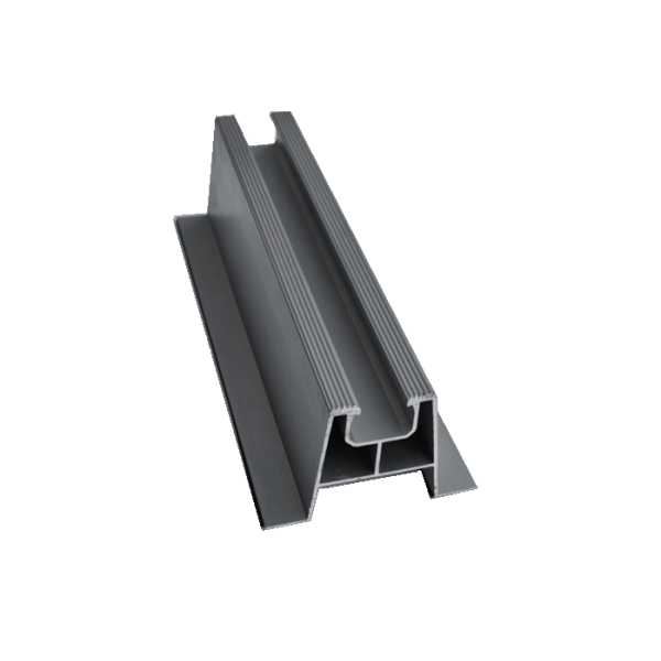Trapecinis bėgelis su guma/ trapezoidas 5,5 m. JUODAS
