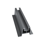 Trapecinis bėgelis / trapezoidas 27 cm. JUODAS